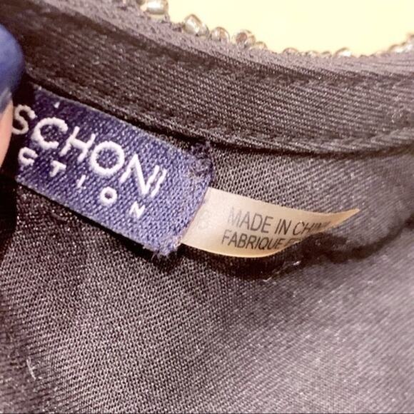 Magaschoni Collection Black Sheath Dress Size 8 - Picture 12 of 16